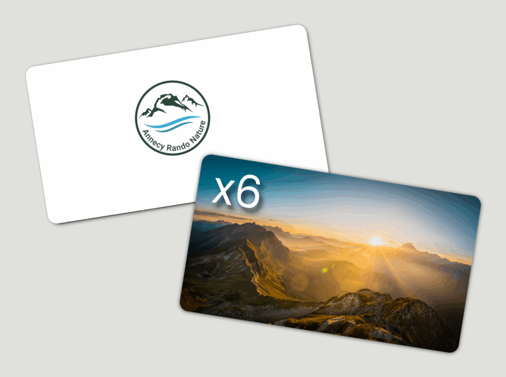 CARTE X6 RANDONNÉE - Annecy Rando Nature