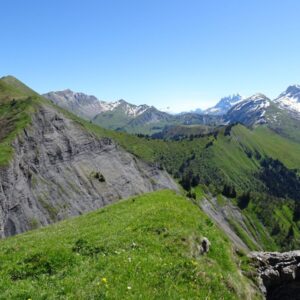 Le Giffre à l'automne : la Bourgeoise - pointe de Chamossière