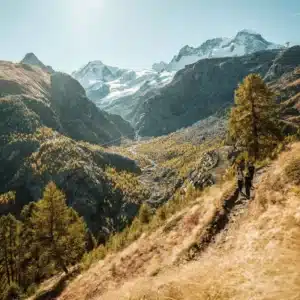 Couleurs d'automne de Zermatt à Saas Fee