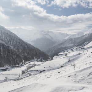 Vallon du Beurre en raquettes