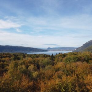 Le Roc de Chère aux couleurs d'automne