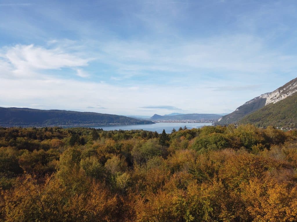 Le Roc de Chère aux couleurs d'automne